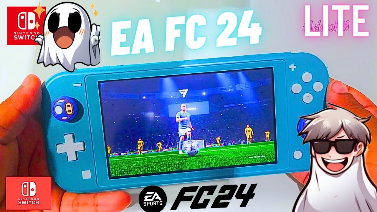 ASI ES EA FC 24 EN NINTENDO SWITCH LITE FIFA 24 ESTADO ACTUAL Gameplay - YouTube