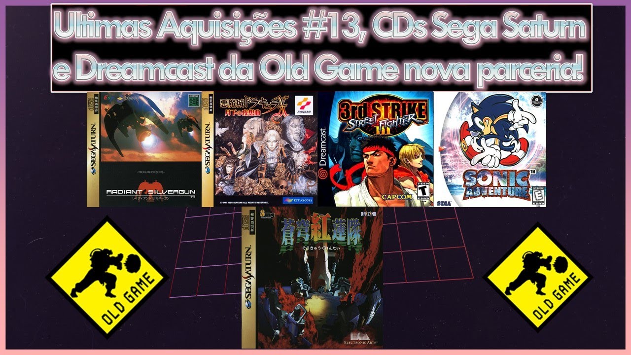 Ultimas aquisições#14 Jogos de Dreamcast Prensados da OLD GAME 