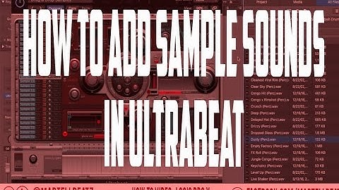UltraBeat | How To add Sample Sounds In Logic Pro X