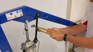 Positioning pneumatic actuator with durable offset sensor