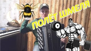 ПОЛЁТ ШМЕЛЯ НА БАЯНЕ на скорость! Тягаем тугую клавиатуру! ПОЛЁТ ШМЕЛЯ НА БАЯНЕ на скорость! Тягаем тугую клавиатуру!