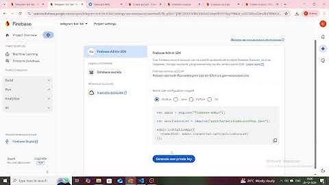 Telegram chatbot with firestore database