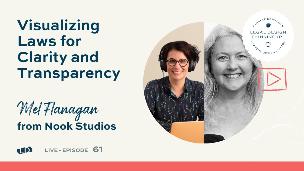 Legal Design Thinking IRL with Mel Flanagan
