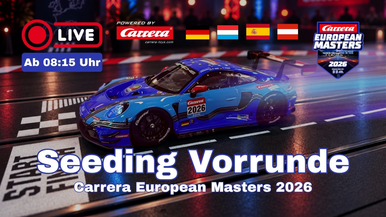 🏁 Live aus Puch: Die Vorrunde der Carrera European Masters 2026!