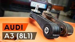 Montering af Stabstag bag højre AUDI A3 (8L1): gratis video