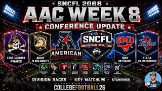 SNCFL Week 8 Update- American Athletic Conference 2068 Season