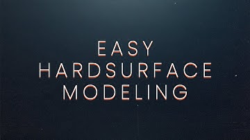 EASY hard surface modeling in Blender 2.8 | English