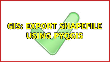 GIS: Export shapefile using PyQGIS