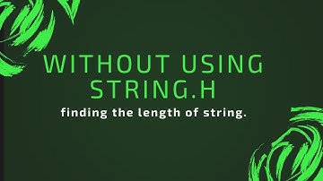 c program to find length of string without using string.h (header file)