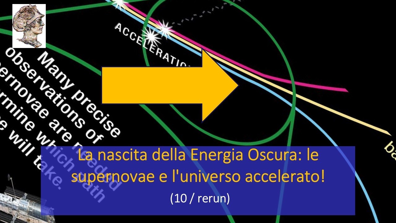 La nascita della Energia Oscura: le supernovae e l'universo accelerato!  (10 / rerun)