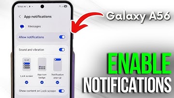 How to Enable Text Message Notifications on Your Samsung Galaxy A56 Lock Screen