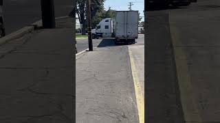 Doing a alley dock 90 degrees  #trucking  #shorts #trucking #viral