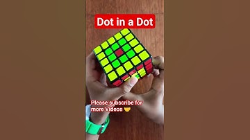 Satisfying pattern Dot in a Dot on 5x5 cube #shorts #rubikcube