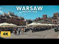 Poland  warsaw  walking tour 4k 2023