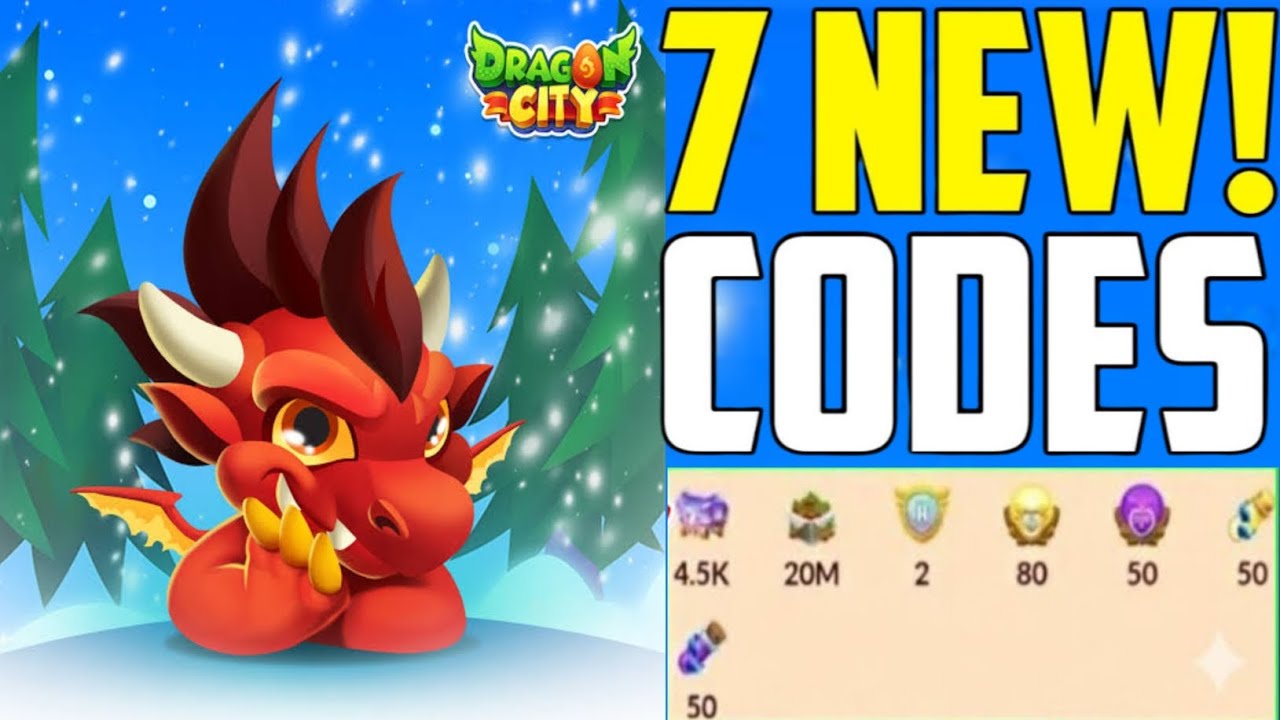 💫 Новейшие промокоды Dragon City на январь 2026 года 🐉 | Все рабочие промокоды Dragon City | Бесп...