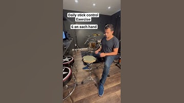 Beginner Drummers Daily Stick Control Exercise #shorts