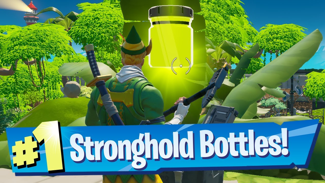 Find Bottles Of Leafy Green In Stealthy Stronghold Find Bottles of Leafy Green in Stealthy Stronghold Location - Fortnite