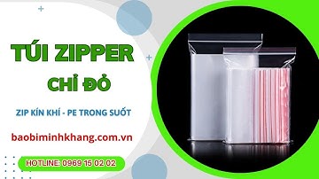 Xưởng Sản Xuất Túi Zip Chỉ Đỏ Giá Sỉ