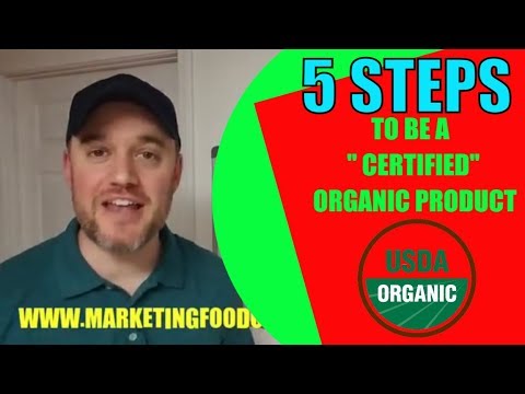 5 مرحله نحوه ایجاد یک محصول غذایی ارگانیک مراحل USDA