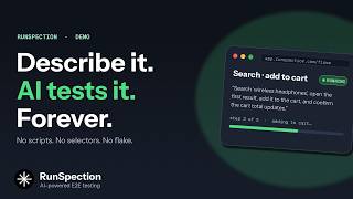 No-Code E2E Testing in 90 Seconds: AI Agent Tests Your Site | RunSpection Demo Wealth