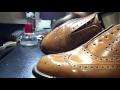 REGAL SHOES  コバ磨き　~Shoeshine Chum's Bar~ の動画、YouTube動画。