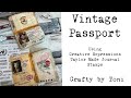 Vintage passport creative expression taylor made journal junkjournalideas timholtz