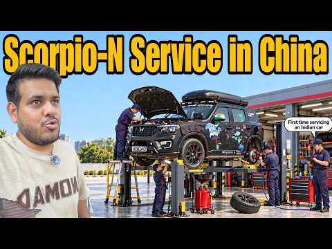 Scorpio-N 60k Kms Service in China 😱🇨🇳 |World Road Trip| #EP-30