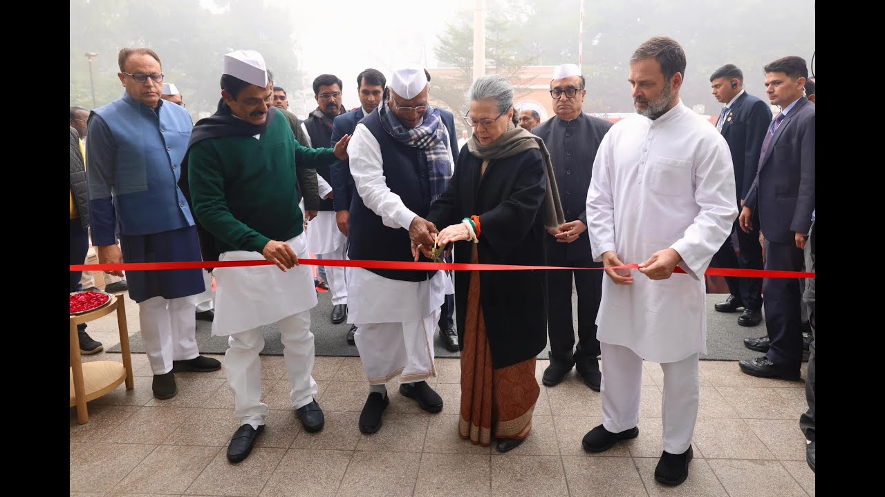 Sonia Gandhi inaugurates Congress’ new Kotla Road headquarters —  ‘Indira Bhawan’