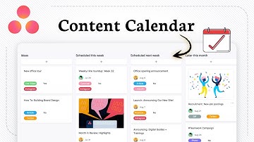 How to Create Content Calendar in Asana