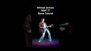 Michael Jackson BEAT IT, dance tutorial, slowed, mirrored, with Singsinging #beatit #michaeljackson