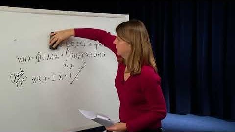 EE221A: Linear Systems Theory, Solutions to Linear Time Varying Systems