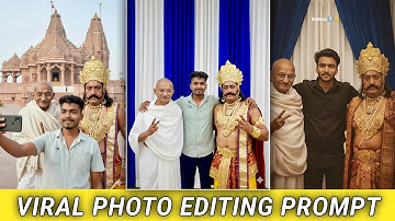 Ravan aur Mahatma Gandhi Gemini Prompt | Trending Gemini Photo Editing With Ravan And Mahatma Gandhi