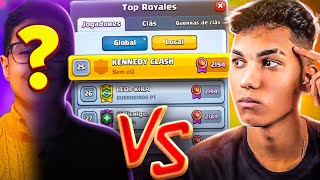 ALCANCEI O TOP 25 CONTRA UM JOGADOR DE CRL NO CLASH ROYALE! (EBT ep. 16)