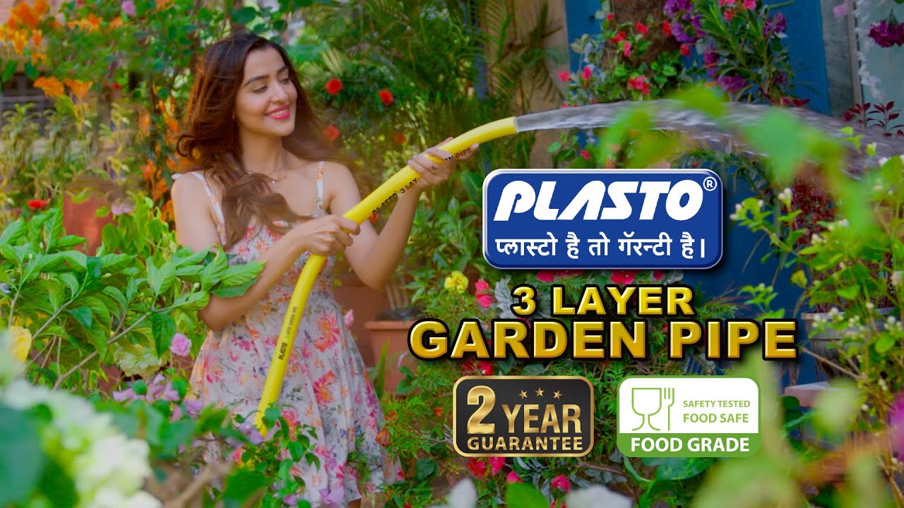 Best Quality Garden Hoses | Plasto Triple Layer Garden Hose Pipe With 2 Years Guarantee |Rubber Pipe