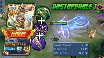 UNSTOPPABLE HANABI!! HANABI SOLO RANK PUSH GAMEPLAY🔥 BUILD GLOBAL HANABI (You Must Try) ~ MLBB