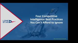 Four Best Practices to Improve Your Competitive Intelligence Webinar