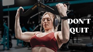 Beautiful Fitness Model Focus - Show Them - Gym Motivation 2023