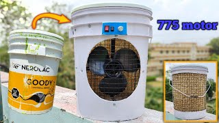 How to make a mini AC cooler from bucket(battery operated)| balti se cooler kaise banaye|