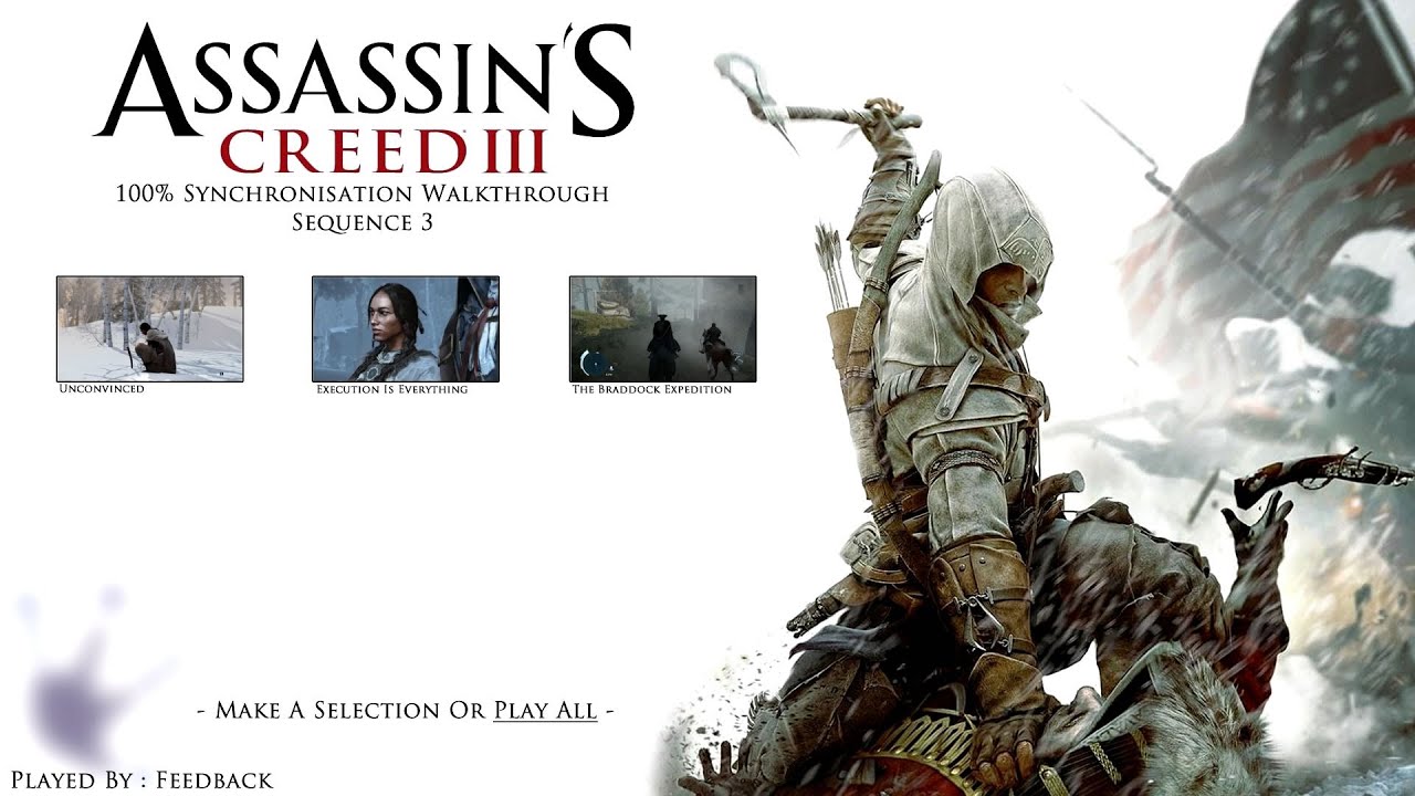 Assassins Creed 3 - 100% Sync Walkthrough Guide - Sequence 3 - YouTube