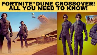 Fortnite x DUNE All Cosmetics Showcase and Other Info! (Chani, Paul Atreides, The Stickworm, Etc)