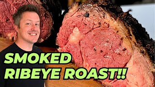 Perfectly Smoked RIBEYE ROAST!! | Pellet Grill Boneless Prime Rib Roast by Mad Backyard 62,020 views 5 months ago 18 minutes
