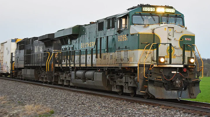 4/3/2021 - NS 8099, the Southern Heritage Unit, leads NS 110