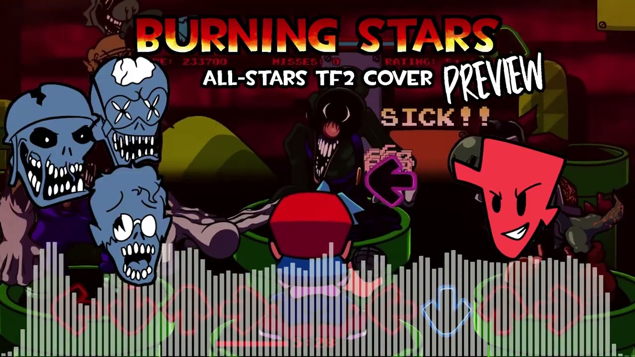 Burning Stars Preview - All-Stars TF2 Cover