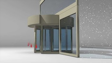 Air Curtains for Revolving Doors