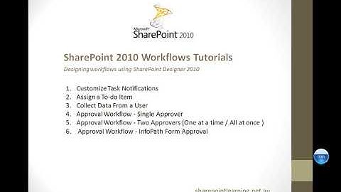 SharePoint 2010 Workflows Tutorials - learn SharePoint