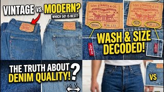 Vintage Levi’s 501 vs Modern Levi’s 501: What Changed? (And Which Is Better?)