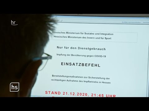 hessische Impfstrategie vorgestellt | hessenschau