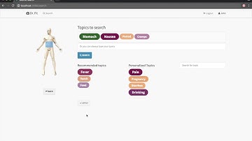 Dr.  Fit - WebMD Recommender