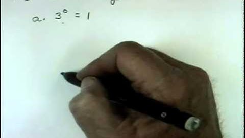 5.1.3 Integer Exponents - Zero & Negative Exponents