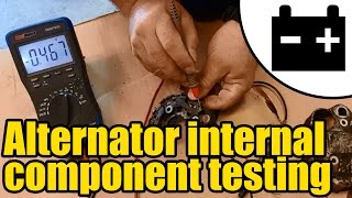 Alternator internal component testing #1405